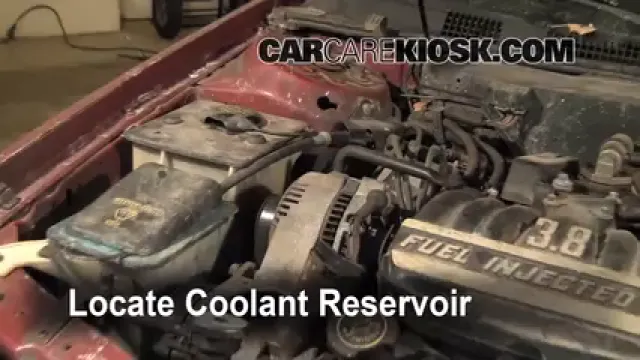 1993 Mercury Sable GS 3.8L V6 Sedan Coolant (Antifreeze) Add Coolant